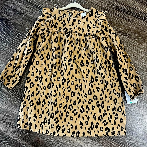 NWT - Carter’s - Baby Leopard Twill Dress - Picture 3 of 6